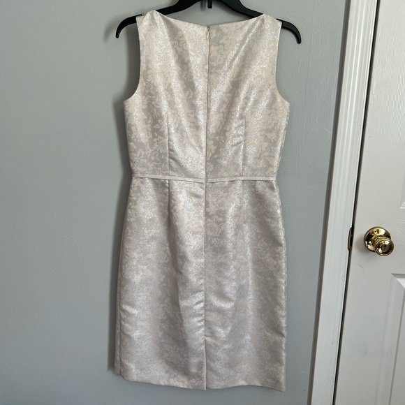 Tahari Ivory shimmer dress - Picture 2 of 3